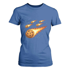 Cookie Meteor Shower T Shirt For Women Funny Space Dessert