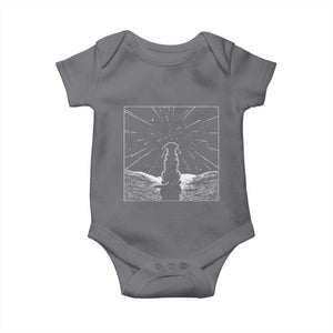 Meteor Shower Science Gift Baby Onesie Dog Watching Stars