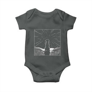 Meteor Shower Science Gift Baby Onesie Dog Watching Stars
