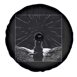 Meteor Shower Science Gift Spare Tire Cover Dog Watching Stars