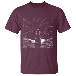 Meteor Shower Science Gift T Shirt Dog Watching Stars