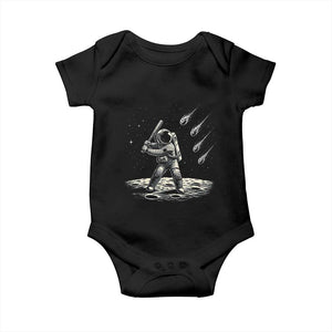 Funny Astronaut Smashing Meteors In Space Baby Onesie Astronomy Lover Gift