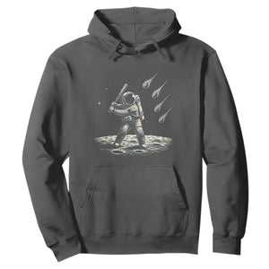 Funny Astronaut Smashing Meteors In Space Hoodie Astronomy Lover Gift