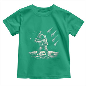Funny Astronaut Smashing Meteors In Space Toddler T Shirt Astronomy Lover Gift