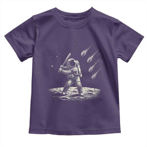 Funny Astronaut Smashing Meteors In Space Toddler T Shirt Astronomy Lover Gift