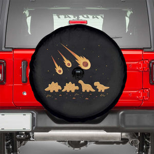 Funny Dino Chicken Nuggets Meteor Shower Spare Tire Cover Food Lover