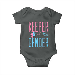 Funny Gender Reveal Party Baby Onesie Keeper Of The Gender
