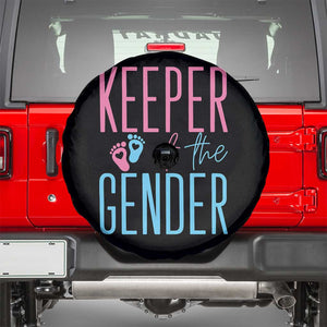 Funny Gender Reveal Party Spare Tire Cover Keeper Of The Gender