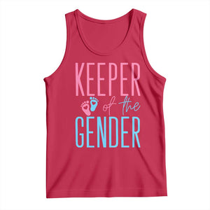 Funny Gender Reveal Party Tank Top Keeper Of The Gender