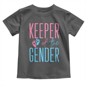 Funny Gender Reveal Party Toddler T Shirt Keeper Of The Gender