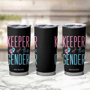 Funny Gender Reveal Party Tumbler Cup Keeper Of The Gender