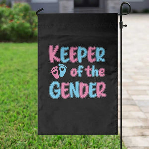 Funny Pregnancy Announcement Garden Flag Keeper Of The Gender