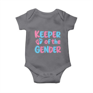 Funny Pregnancy Announcement Baby Onesie Keeper Of The Gender
