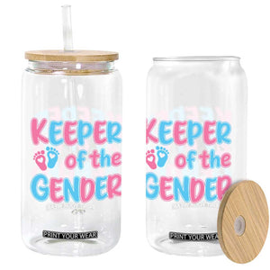 Funny Pregnancy Announcement Glass Can Keeper Of The Gender