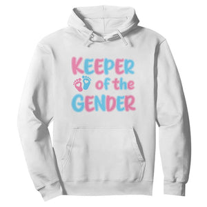 Funny Pregnancy Announcement Hoodie Keeper Of The Gender