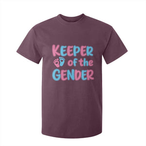 Funny Pregnancy Announcement T Shirt For Kid Keeper Of The Gender