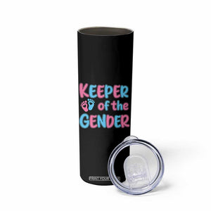 Funny Pregnancy Announcement Skinny Tumbler Keeper Of The Gender TS12 Print Your Wear