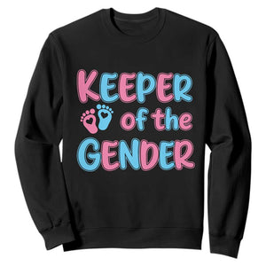 Funny Pregnancy Announcement Sweatshirt Keeper Of The Gender