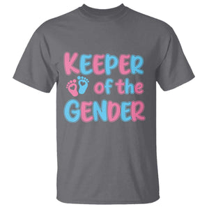 Funny Pregnancy Announcement T Shirt Keeper Of The Gender