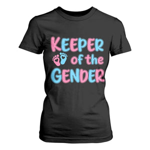 Funny Pregnancy Announcement T Shirt For Women Keeper Of The Gender