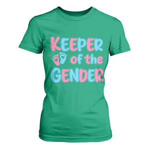 Funny Pregnancy Announcement T Shirt For Women Keeper Of The Gender