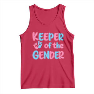 Funny Pregnancy Announcement Tank Top Keeper Of The Gender