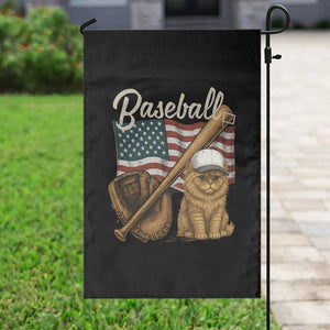 Funny Baseball Cat Lover Garden Flag Patriotic USA Sports Lover TS12 Print Your Wear