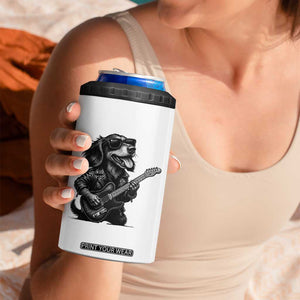 Rock And Roll Dachshund 4 in 1 Can Cooler Tumbler Dog Playing Guitar Music Lover TS12 Print Your Wear