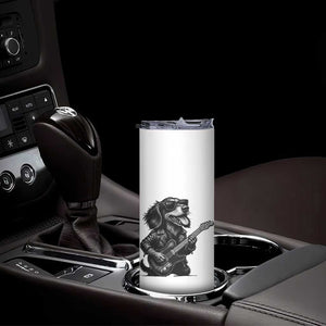 Rock And Roll Dachshund Skinny Tumbler Dog Playing Guitar Music Lover TS12 Print Your Wear