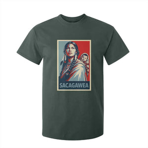 Womens History Month Sacagawea T Shirt For Kid Native American Heritage Graphic