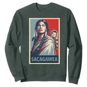 Womens History Month Sacagawea Sweatshirt Native American Heritage Graphic