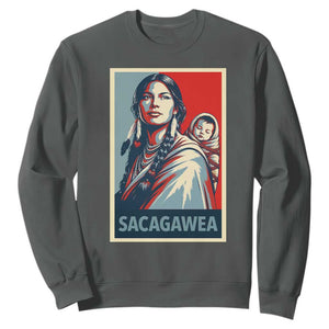 Womens History Month Sacagawea Sweatshirt Native American Heritage Graphic