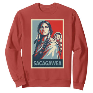 Womens History Month Sacagawea Sweatshirt Native American Heritage Graphic
