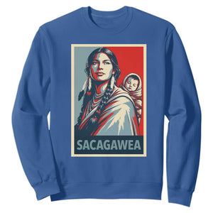Womens History Month Sacagawea Sweatshirt Native American Heritage Graphic