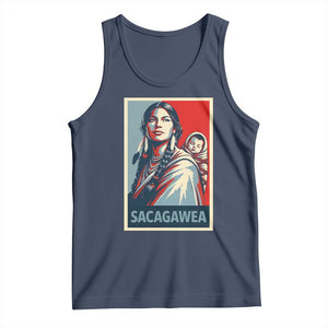 Womens History Month Sacagawea Tank Top Native American Heritage Graphic