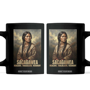 Sacagawea Native American Woman Coffee Mug Resilient Trailblazer Visionary