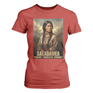 Sacagawea Native American Woman T Shirt For Women Resilient Trailblazer Visionary