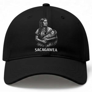 Sacagawea Baseball Cap Native American Womens History Month Graphic TS12 Print Your Wear