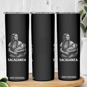 Sacagawea Skinny Tumbler Native American Womens History Month Graphic