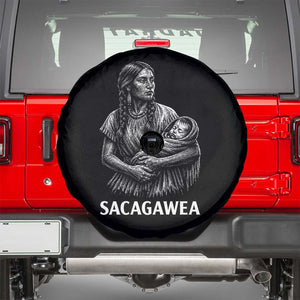 Sacagawea Spare Tire Cover Native American Womens History Month Graphic