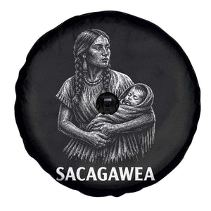 Sacagawea Spare Tire Cover Native American Womens History Month Graphic