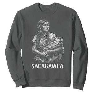Sacagawea Sweatshirt Native American Womens History Month Graphic