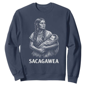 Sacagawea Sweatshirt Native American Womens History Month Graphic