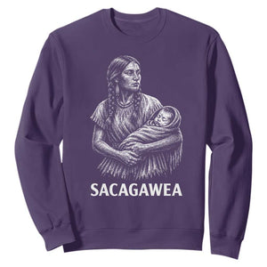 Sacagawea Sweatshirt Native American Womens History Month Graphic