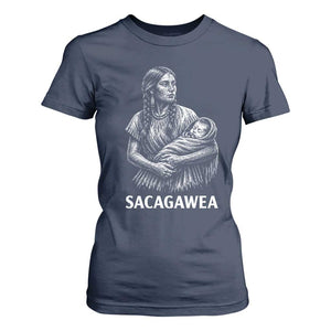 Sacagawea T Shirt For Women Native American Womens History Month Graphic