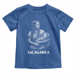 Sacagawea Toddler T Shirt Native American Womens History Month Graphic