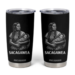 Sacagawea Tumbler Cup Native American Womens History Month Graphic