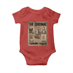 The Original Founding Fathers Baby Onesie Native American Indigenous Leaders Graphic