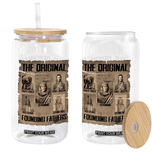 The Original Founding Fathers Glass Can Native American Indigenous Leaders Graphic