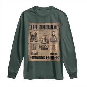 The Original Founding Fathers Long Sleeve Shirt Native American Indigenous Leaders Graphic